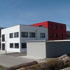 Hybridgebäude 3-geschossig SÄBU Holzbau Hersteller